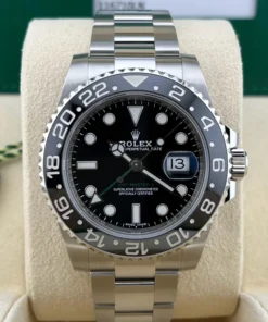 ROLEX GMT MASTER 2 SILVE BLACK PRIMIUM WATCH