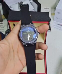 Hublot Black Leather Belt Watch B
