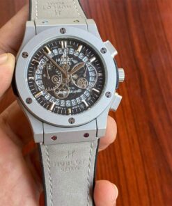 Hublot Grey Leather Belt Watch D
