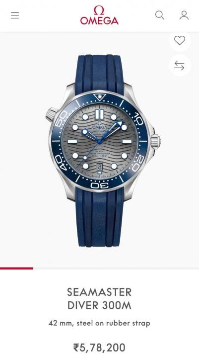 Omega Seamaster Diver 300M Automatic Blue